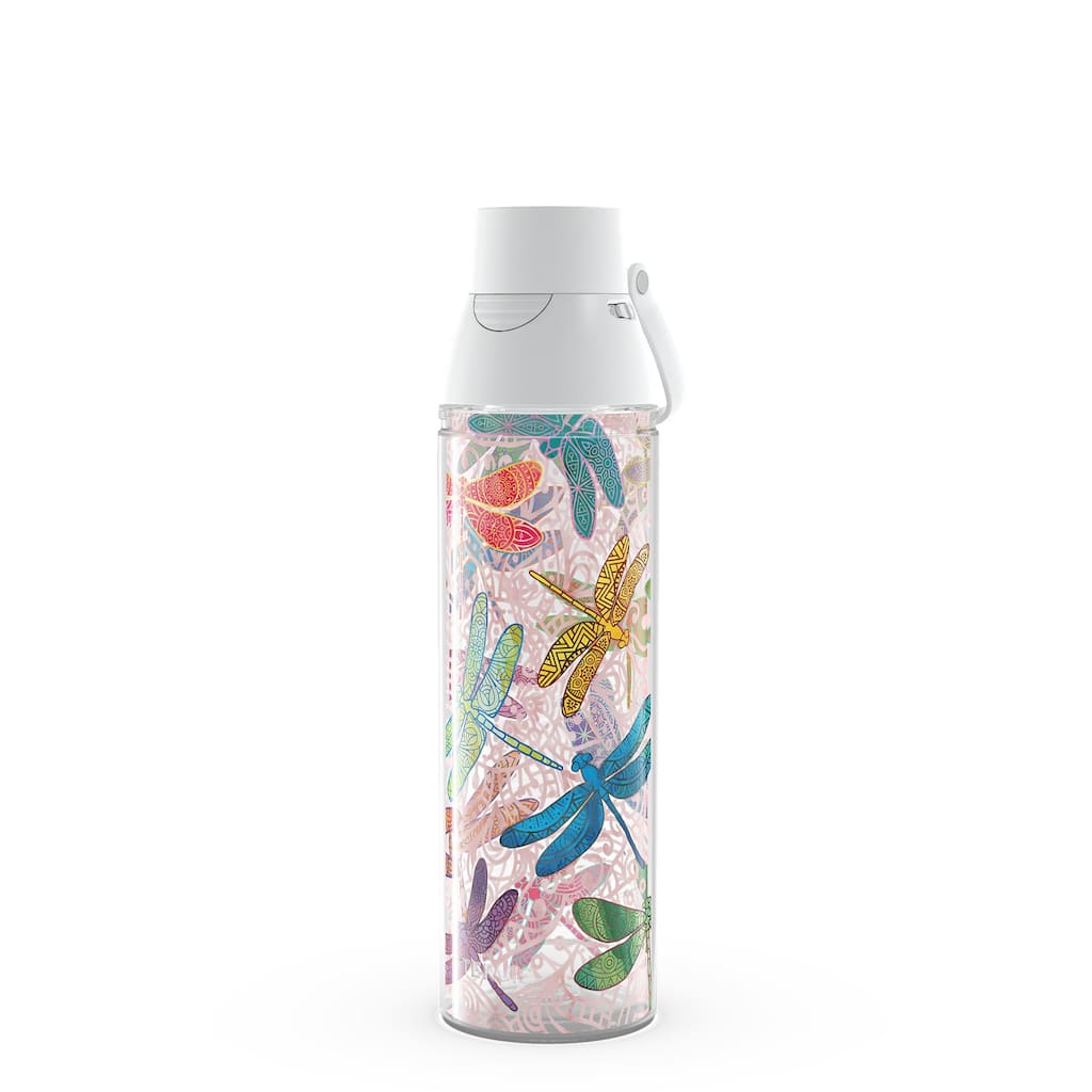 Tervis Dragonfly Mandala Made in USA Double Walled Insulated Travel Tumbler, Classic - 24oz Venture Lite Water Bottle