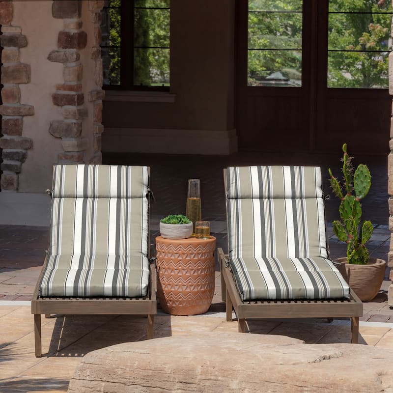 ARDEN Outdoor Chaise Lounge Cushion - 72"L x 21"W