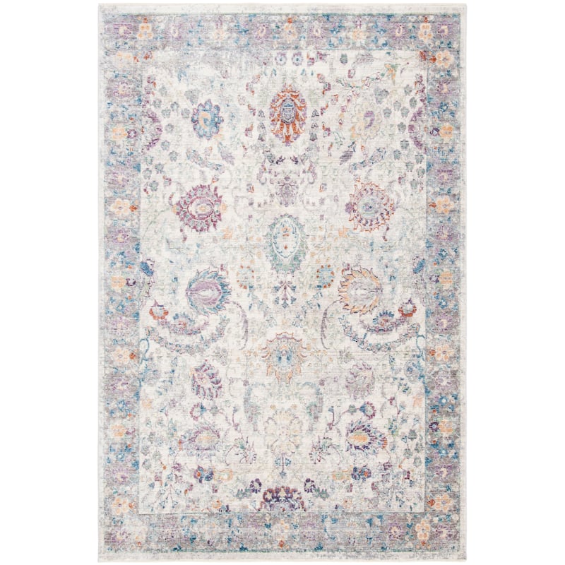 SAFAVIEH Illusion Kari Vintage Boho Oriental Viscose Rug with