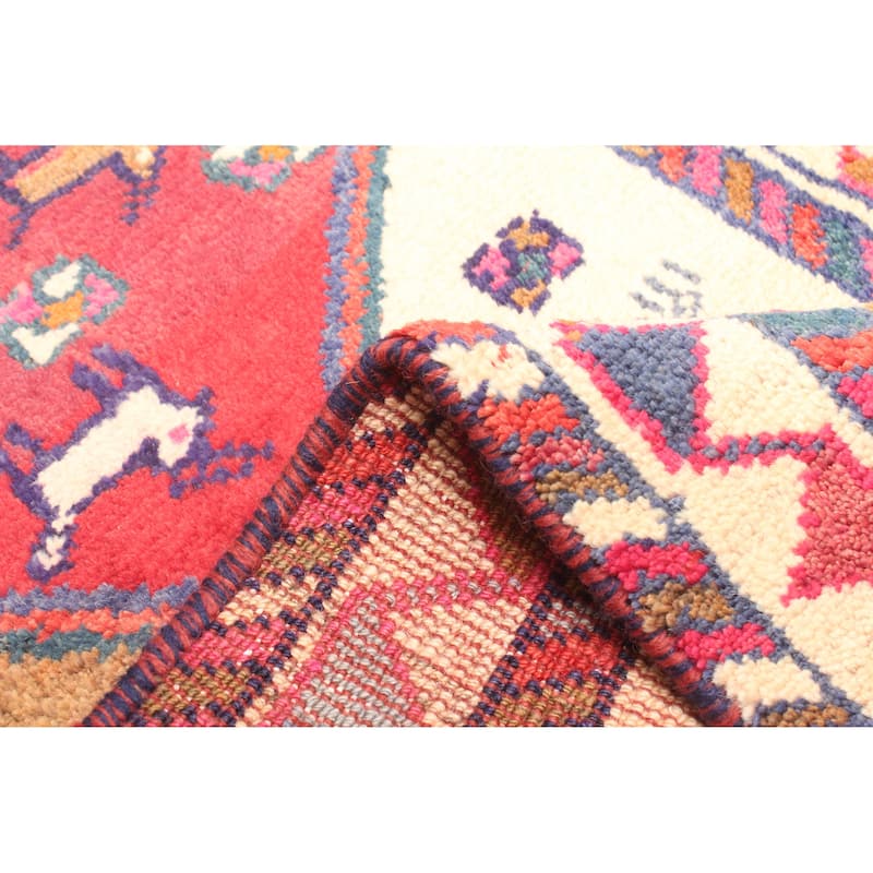 ECARPETGALLERY Hand-knotted Melis Vintage Brown Wool Rug - 2'0 x 8'6