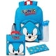 preview thumbnail 1 of 5, Boys Backpack Set Kids 4 Piece Blue Rucksack Set with School Bag, Pencil Case blue