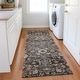 preview thumbnail 107 of 152, Machine Washable Indoor/ Outdoor Chantille Traditional Vintage Floral Rug Fudge - 2'3" x 7'6"