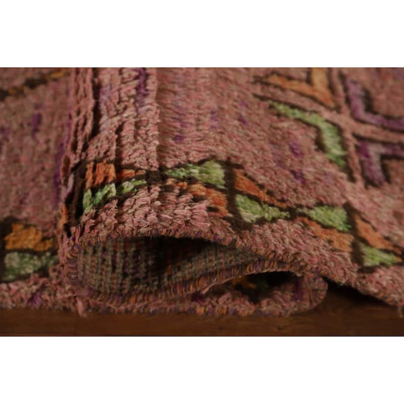 Tribal / Moroccan Area Rug Handmade Oriental Wool Carpet - 9'0" x 12'5"
