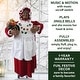 preview thumbnail 4 of 14, Fraser Hill Farm 3-Ft. Music and Motion African American Mrs. Claus with Apron - Animated Indoor Holiday Home Decor