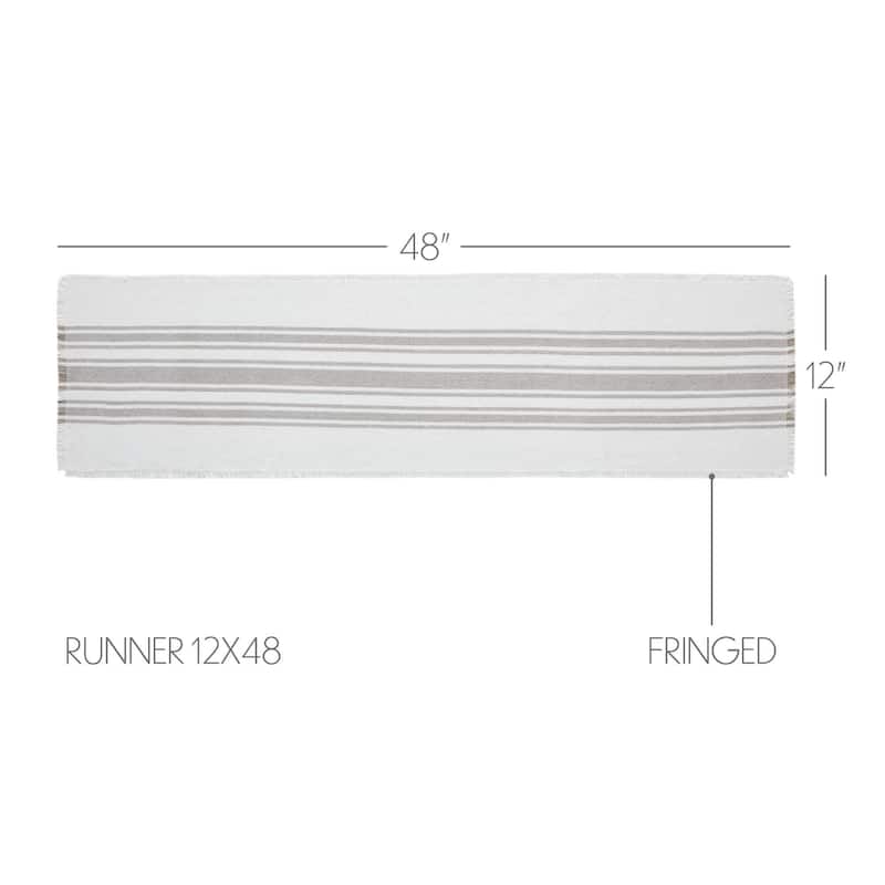 Antique White Stripe Runner