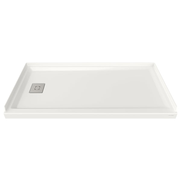 American Standard A8002L-LHO Studio 32" L x 60" W Shower Base with Single Threshold and Left Drain - White