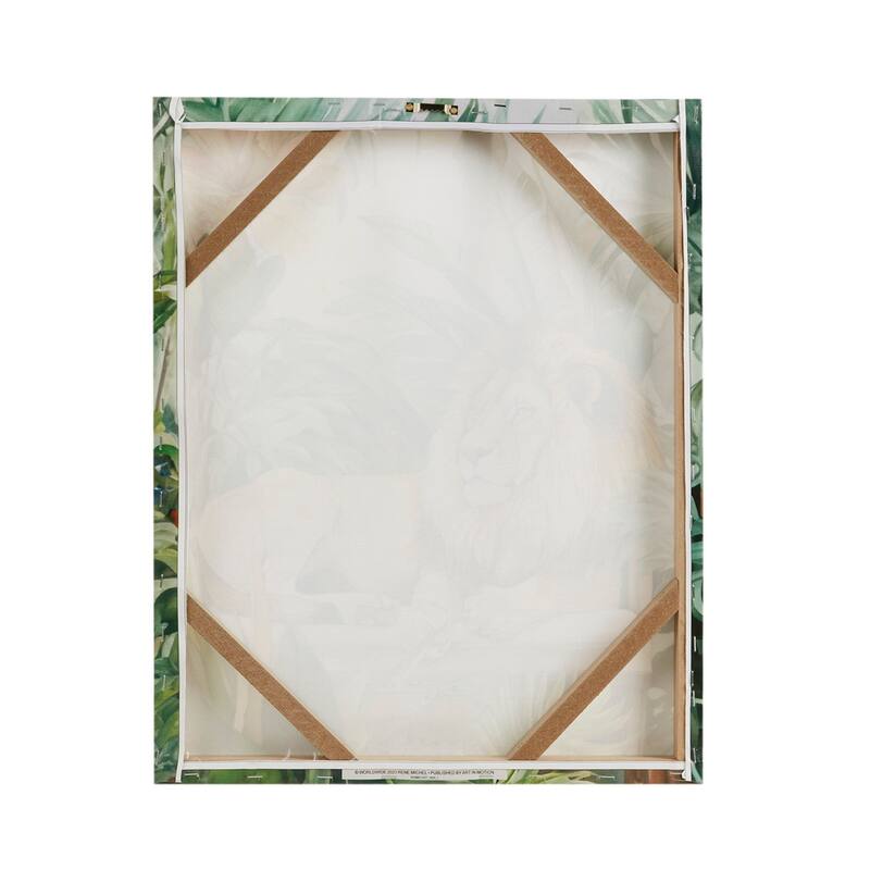 Gracie Mills Louise Tranquil Sorbet Sky Gel Coat Canvas - 16 x 20 - Multi8