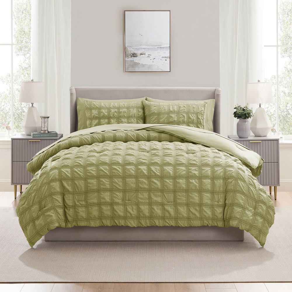 Empyrean Modern Comforter Seer Sucker
