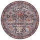 preview thumbnail 3 of 15, SAFAVIEH Tucson Machine Washable Slip Resistant Satsuki Traditional Rug 6' x 6' Round - Navy/Rust