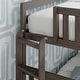 preview thumbnail 14 of 15, Max and Lily Twin over Full Bunk Bed with Ladder on End