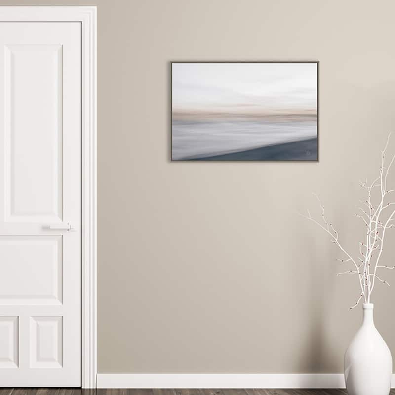 Waves Move Me I by Nathan Larson Framed Canvas Wall Art Print