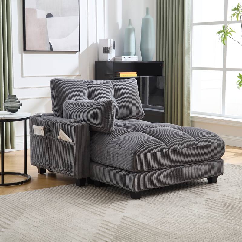 Sleeper Sofa Couch Bed,Oversized Chaise Lounge Chair Cozy Cloud Couch