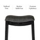 preview thumbnail 95 of 98, Maven Lane 31" Adrien Saddle Kitchen Bar Height Stool - N/A