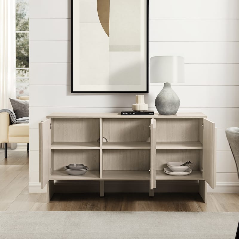 Middlebrook Designs Scandi Detailed-Door Buffet