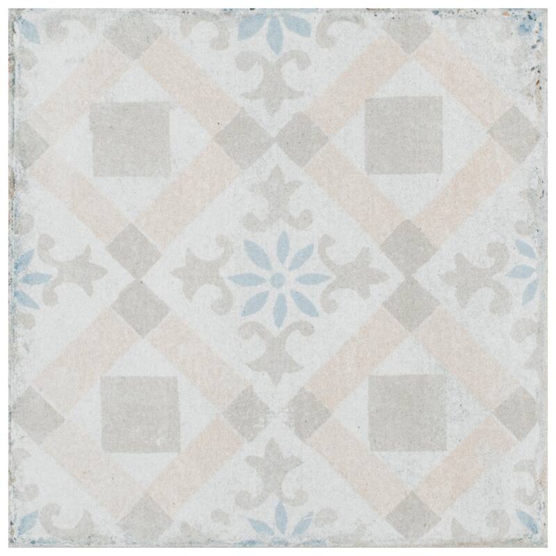 Merola Tile Barcelona Decor Born 5-3/4" x 5-3/4" Porcelain Floor and Wall Tile