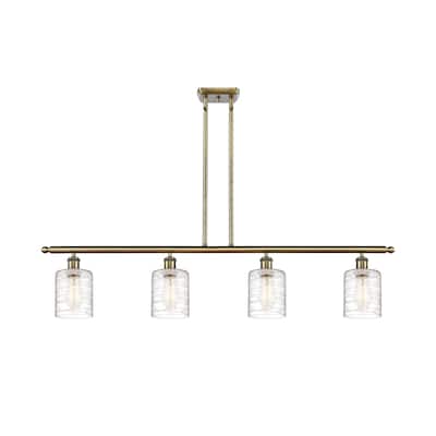 Innovations Lighting Ballston Cobbleskill - 4 Light 48" Island Light