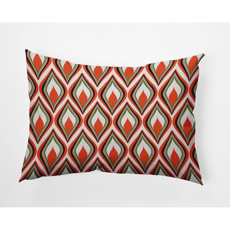 Feathers Accent Pillow - Harvest Orange - 14" x 20"
