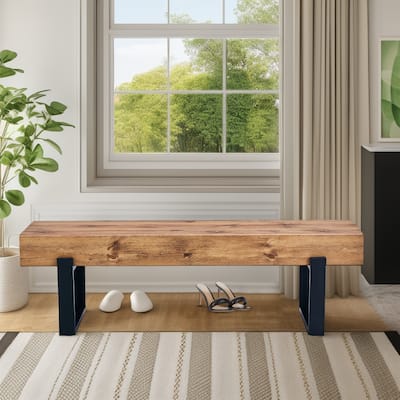 Dining Bench,Farmhouse Indoor Kitchen Table Benches,Bed Bench,Industrial Shoe Bench,Entryway Benches