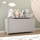 preview thumbnail 21 of 25, Kids Wooden Toy Box Storage with Safety Hinged Lid for Bedroom, Playroom, Hallway