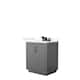 Option Dark Gray, Black Trim, Giotto Quartz Top