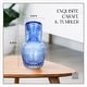 preview thumbnail 5 of 6, Elle Decor Bedside Night Water Carafe Glass Pitcher and Cup - 30 Oz