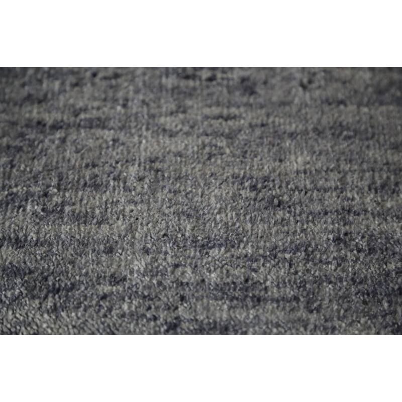 Hand Knotted Oriental 100% Wool Carpet Tribal Tribal Greys & Charcoal Gabbeh Area Rug - 12' 1'' X 9' 4''