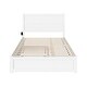 preview thumbnail 4 of 5, NoHo Queen Bed with Footboard and Twin Extra Long Trundle in White