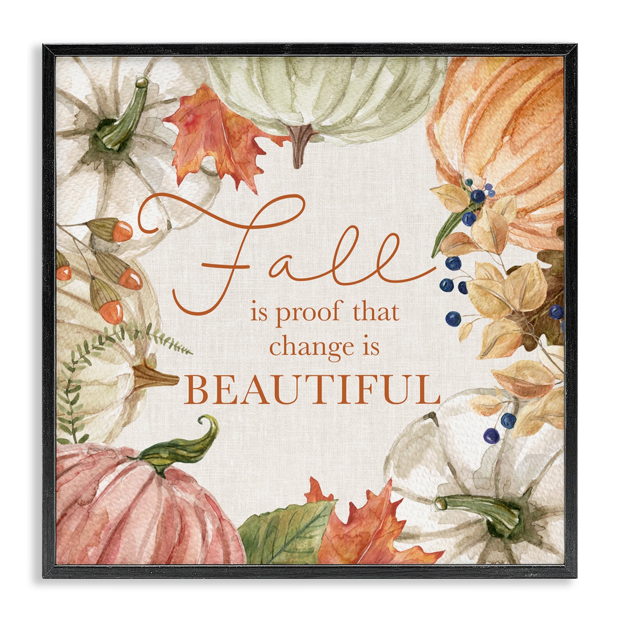 Stupell Seasonal Change Is Beautiful Framed Giclee Art Design By Livi Finn