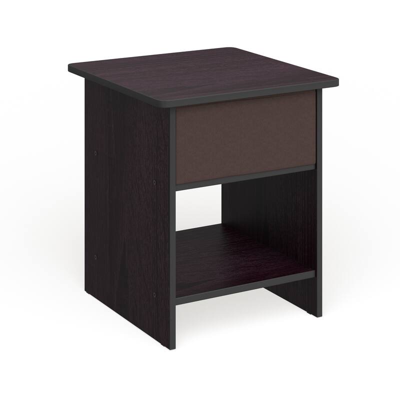 Porch & Den Cooper Square End Table/ Nightstand with Bin Drawer