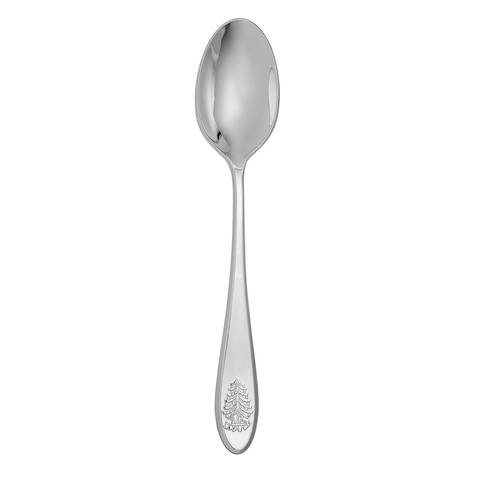 Spode Christmas Tree Serving Spoon - Silver - 10 Inch