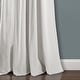 preview thumbnail 11 of 26, Lush Decor Linen Button New Window Curtain Single Panel - 108" x 40"