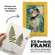 preview thumbnail 6 of 138, Nature Printed Ferns IX -Framed Print w/glass-Cherry Red