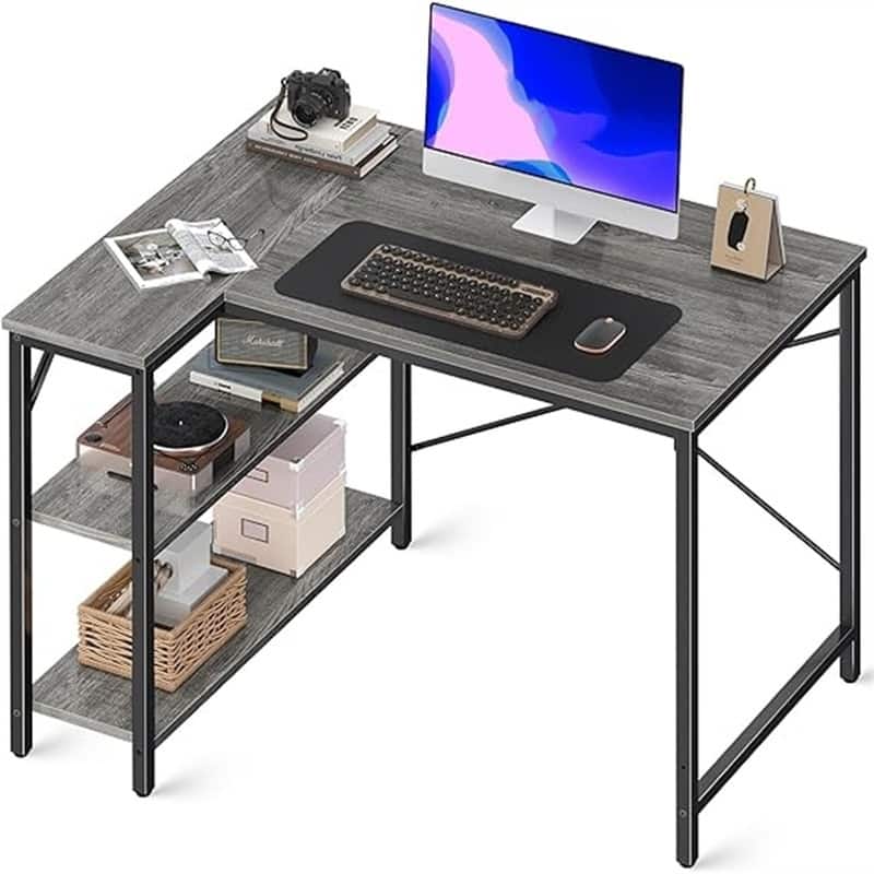 Game tables and storage shelves - Grey