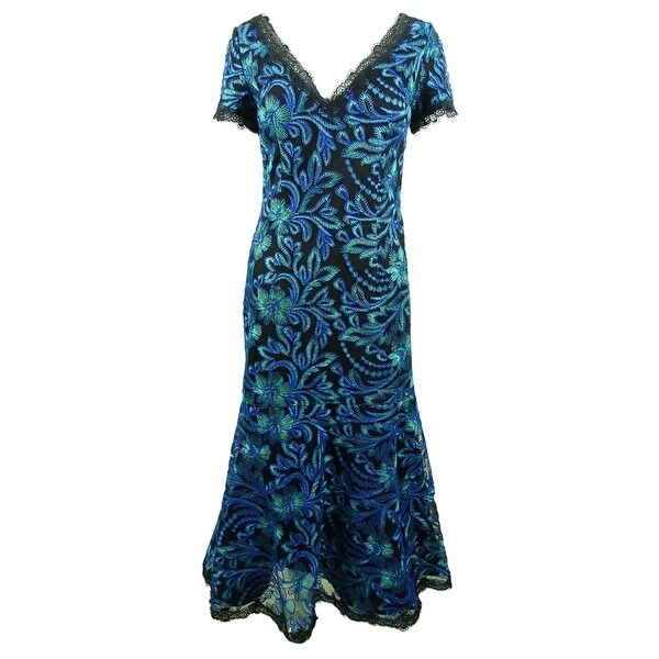 lace green midi dress