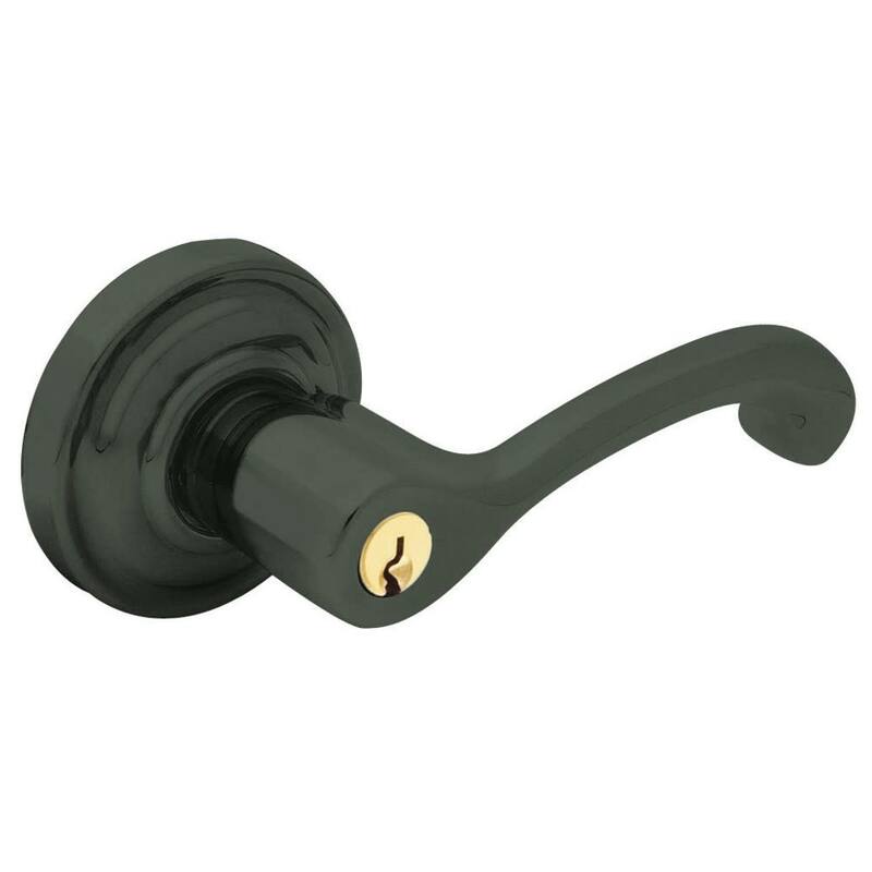 Baldwin Classic Style Single Cylinder Keyed Entry Door Knob Set with