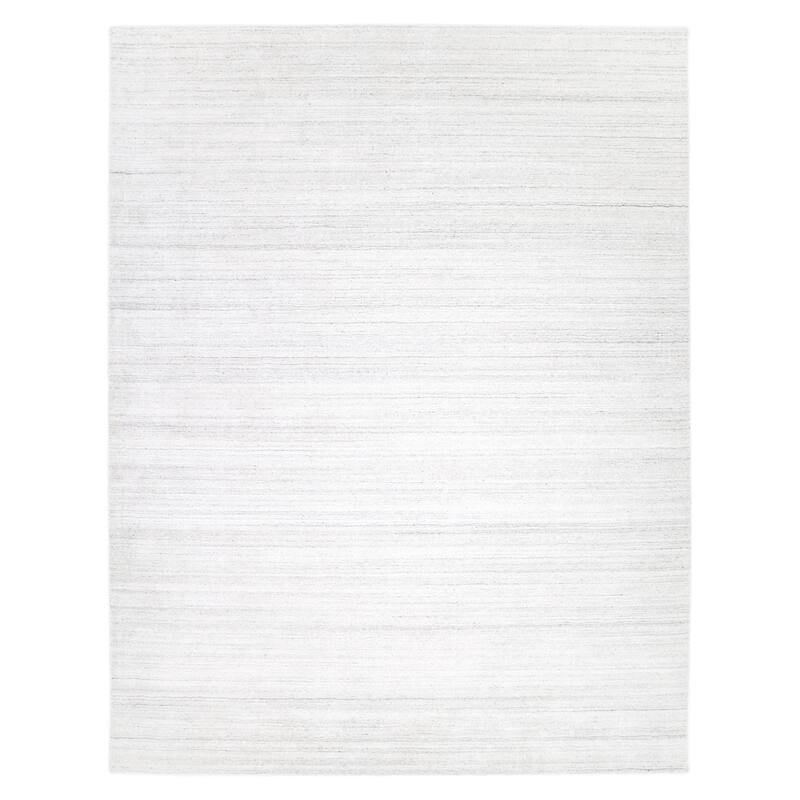 Overton Handmade Modern Contemporary Solid Area Rug - 5' 0" x 8' 0" - 5' 0" x 8' 0" - Ivory