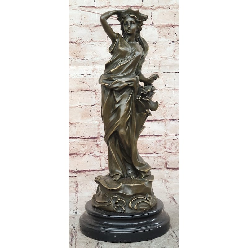 Venus Aphrodite Female Figure Greek Roman Mythology Original Art Bronze Sculpture