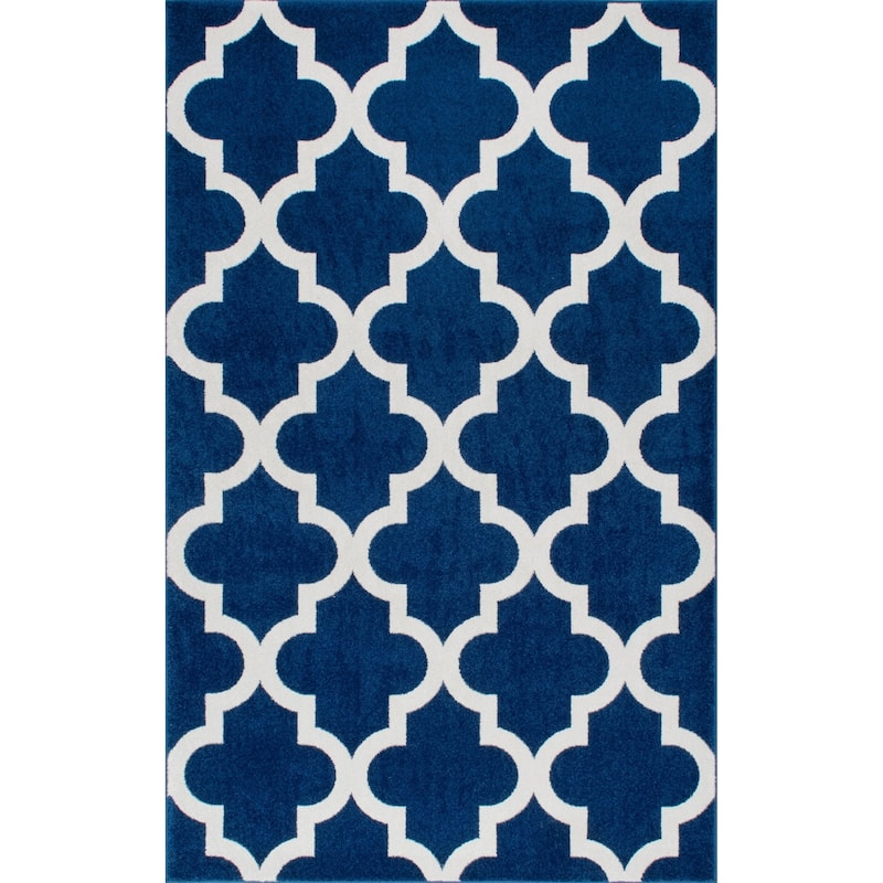Nuloom Luna Geometric Trellis Area Rug