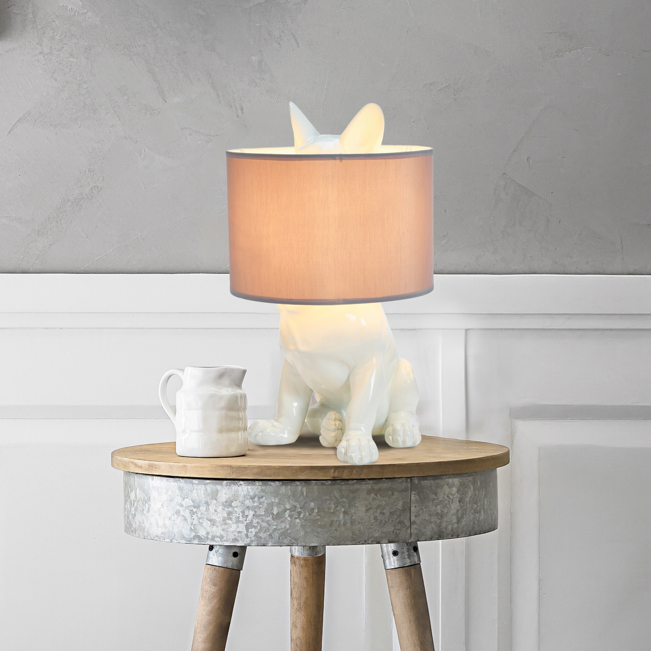 Ceramic dog lamp cheap