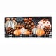 preview thumbnail 1 of 3, Elegant Patterned Pumpkins Sassafras Switch Mat - Multi-Color
