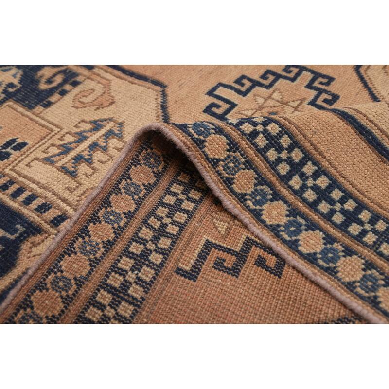 ECARPETGALLERY Hand-knotted Finest Kargahi Copper Wool Rug - 5'4 x 8'10