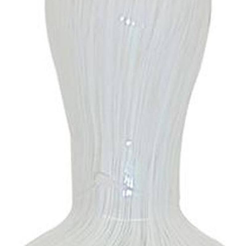 12" Opal Swirl Art Glass Cylinder Table Vase - 4.30