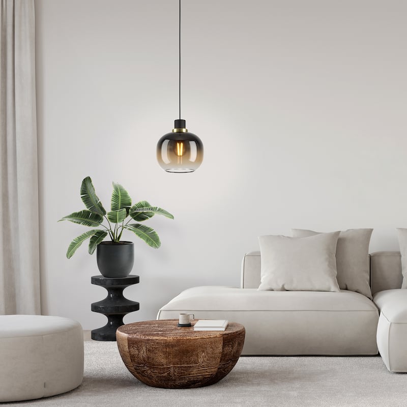 EGLO Oilella - 1 Light Pendant - Amber