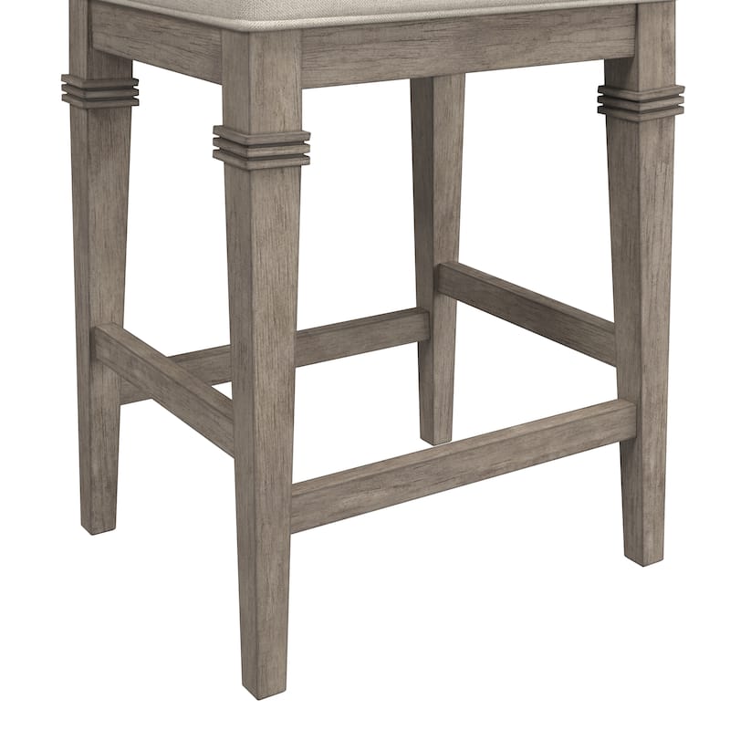 Hillsdale Furniture Arabella Wood Backless Counter Height Stool - 25.25H x 18.5W x 15.75D
