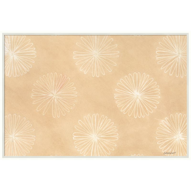 Amanti Art Framed Fabric Pinboard Roundabout I by Kathrine Lovell Printed Bulletin Board - Board Size 36 x 24