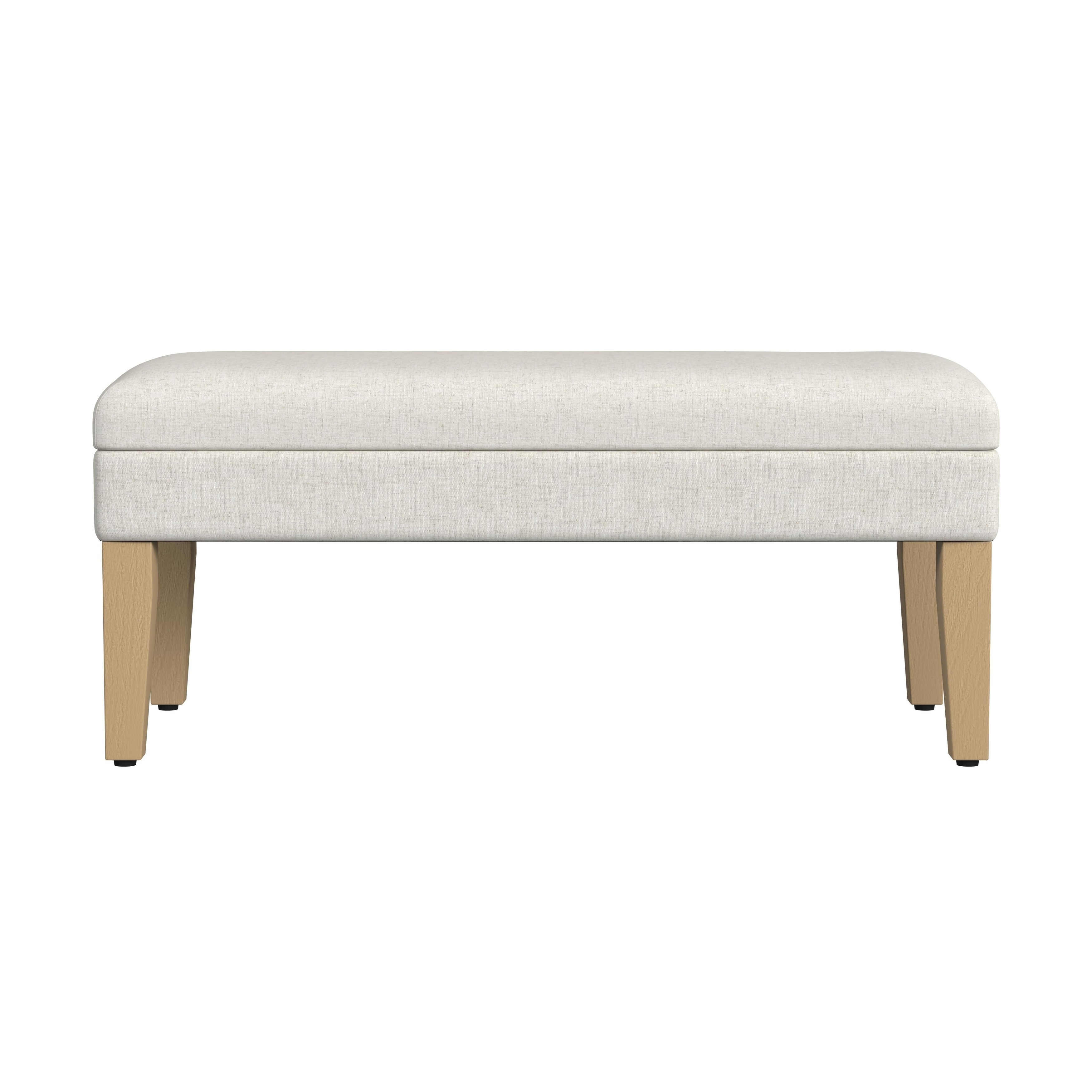HomePop Textured Decorative Storage Bench