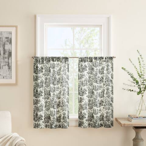 Waverly Charmed Life Window Tier Pair - 52X36