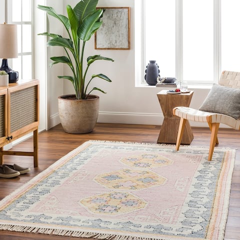Copeland Handmade Casual Boho Wool Area Rug
