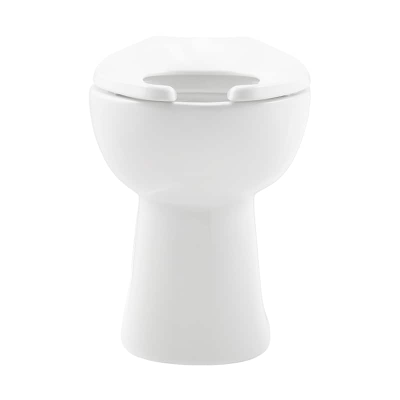 Sirène FloorMounted Comfort Height Commercial Elongated Top Flush Spud Flushometer Toilet Bowl