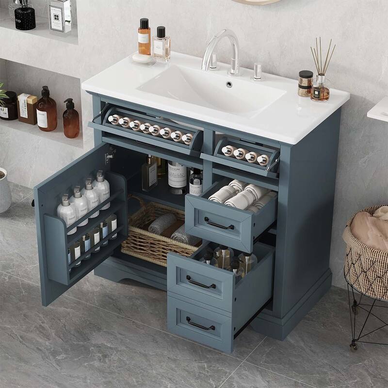 36" Bathroom Vanity with Sink